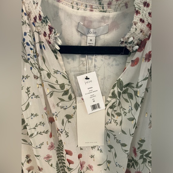 Joie Shima Aged White Dress Size Medium NWT - Picture 4 of 6